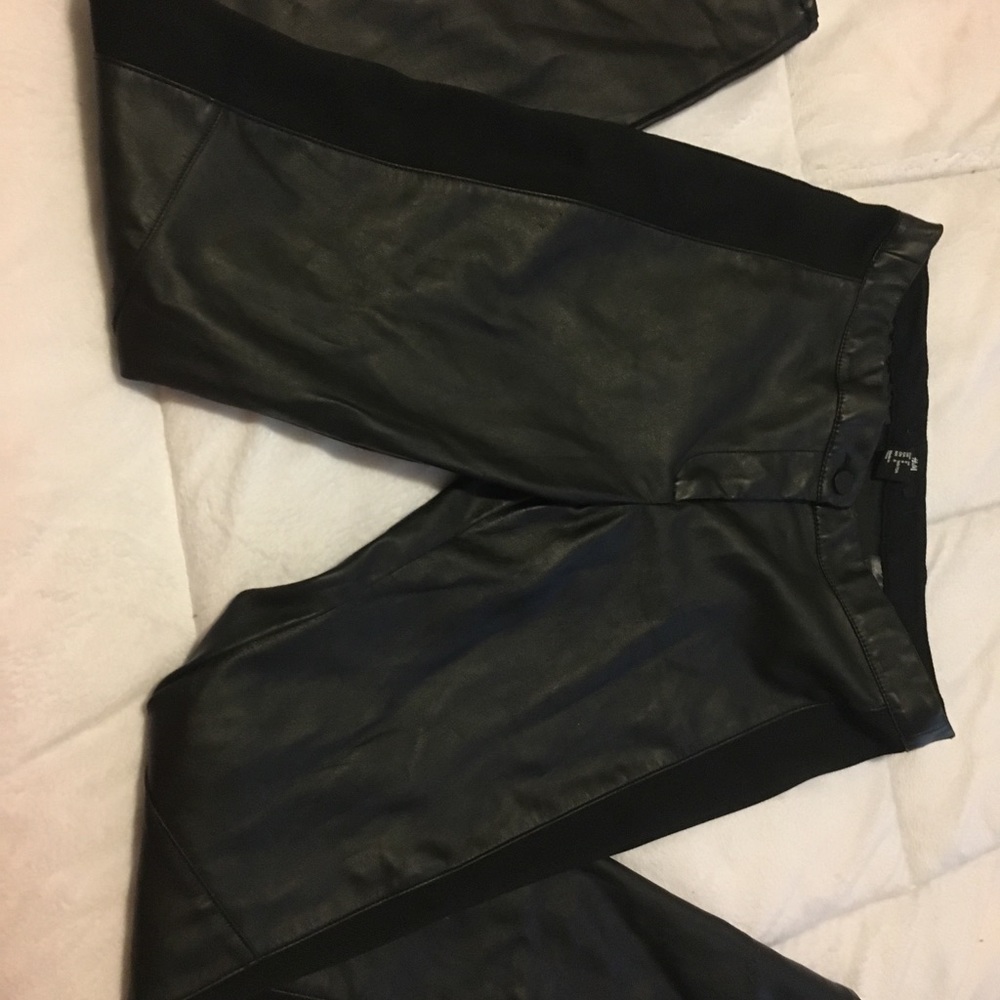H&M Faux leather leggings